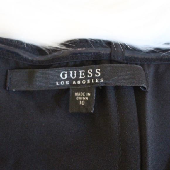 Guess, Faux leather strapless dress removable straps....... - Picture 3 of 12